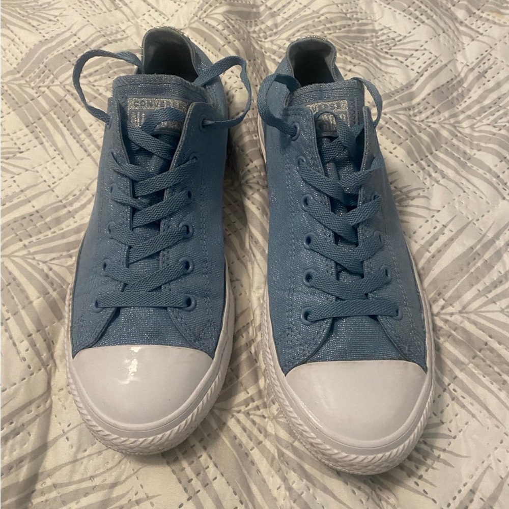 Blue Converse Sneakers